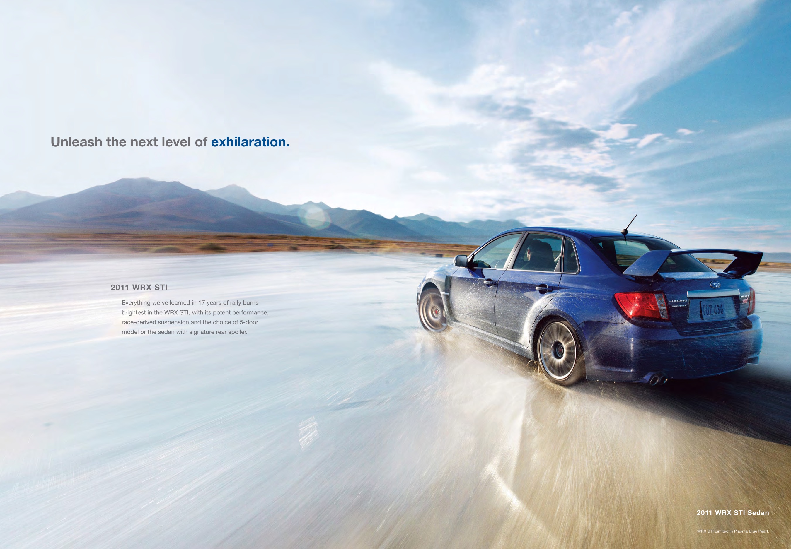 2011 Subaru Impreza WRX Brochure Page 1